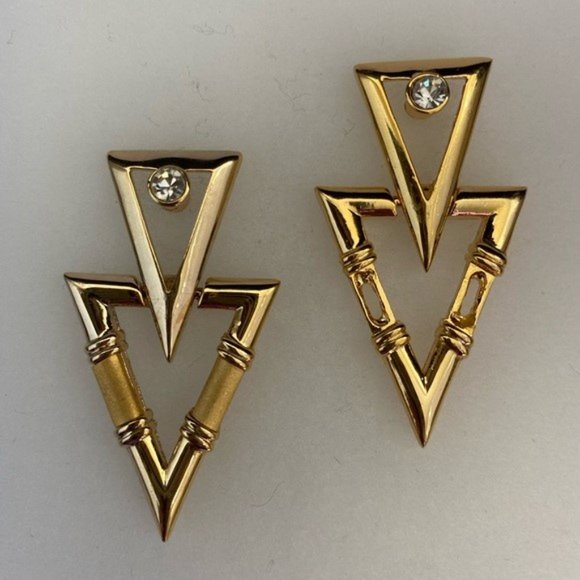 Nadri dangle stud earrings - Picture 4 of 4